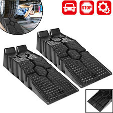 2 rampe di accesso in plastica rampa nera cric sollevatore fino a 2,5 tonnellate nuove