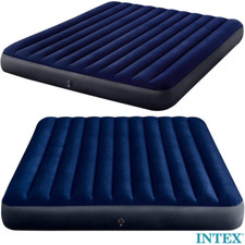 Intex MATERASSO MATRIMONIALE GONFIABILE LETTO 152x203x25 cm Classic Downy 64759