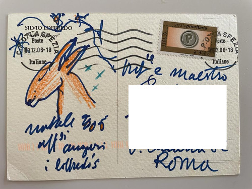 Silvio loffredo cartolina con - cartolina,