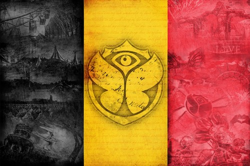Tomorrowland belgium flag - tomorrowland,