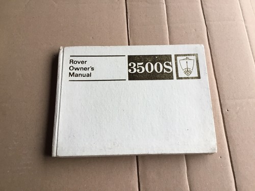 Rover 3500s manuale - p6, d'uso