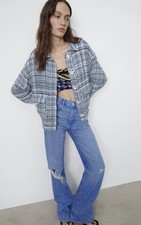 Zara Tweed Light Weight Button
