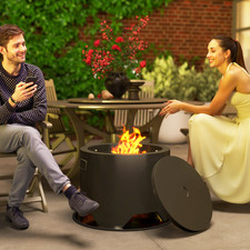 Tavolo fire pit - fire, rotondo