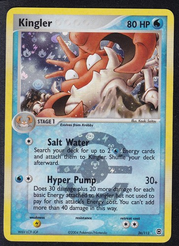 Pokemon kingler 112 rare - kingler,