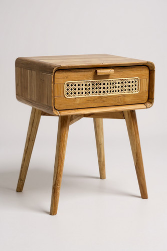 Tavolino rattan comodino - tavolino, in