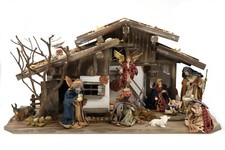 grande stalla per presepe
