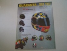 advertising Pubblicità 2003 CASCO HELMET AGV TI-TECH e VALENTINO ROSSI