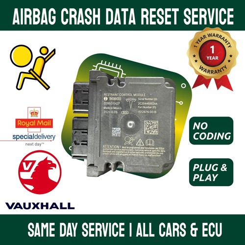 Vauxhall airbag ecu crash data - crash,