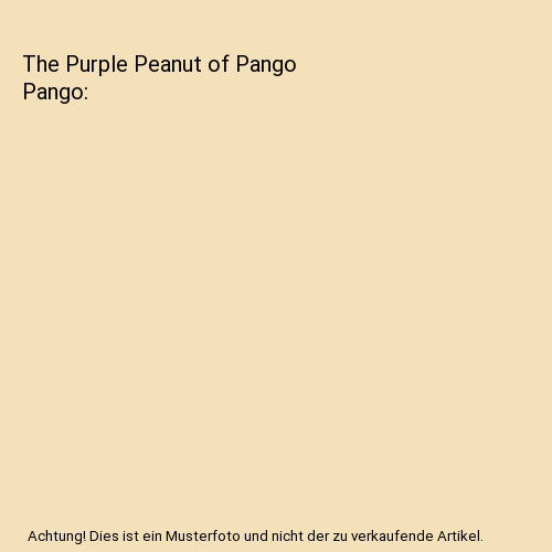 The purple peanut - purple, pango