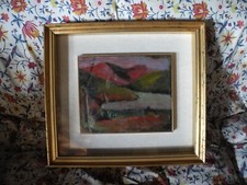 D'ACCARDI GIAN RODOLFO (1906-1993)  quadro olio con doppia cornice