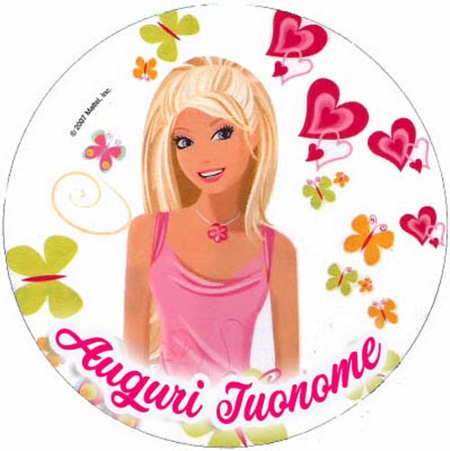 Cialda barbie cuore - cialda,