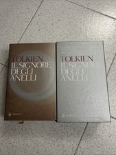 libro il signore degli anelli Bompiani prima edizione con custodia copertina rig