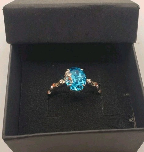 Anello sterling s925 blu - anello,