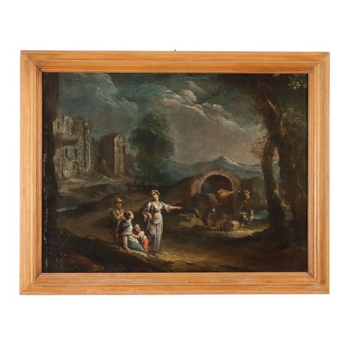 Paesaggio con figure - paesaggio,