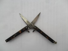 BONTGEN & SABIN'S Antiche Vecchie Forbici Pieghevoli Forbice Tascabile-VINTAGE