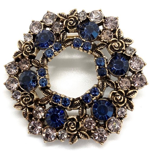 Spilla vintage con fiori