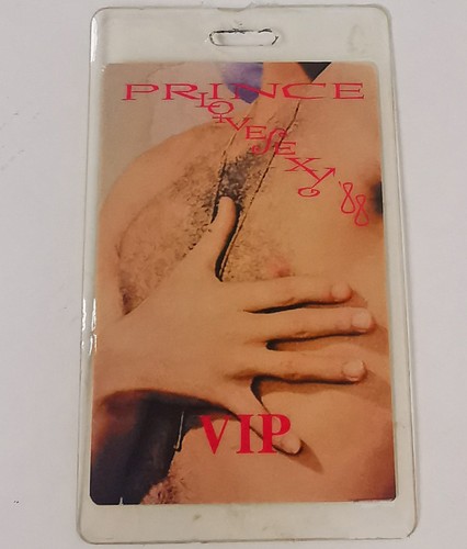 Prince laminate 1988 tour - 1988, pass