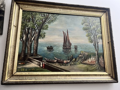 Quadro olio tela 1942 - olio,