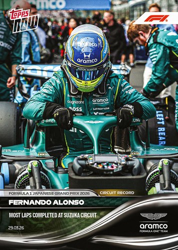 Formula topps now 2026 - 1, f1