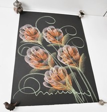 Gesso Su Carta Quadro Arte