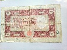 MILLE LIRE "GRANDE M - MEDUSA" REPUBBLICA ITALIANA ANNI 14 Agosto 1947