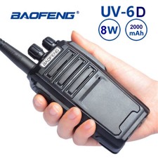  Walkie talkie UV-6D banda UHF radioamatore bidirezionale ricaricabile LOTTO