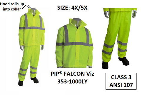 Tuta antipioggia hi vis - tuta,