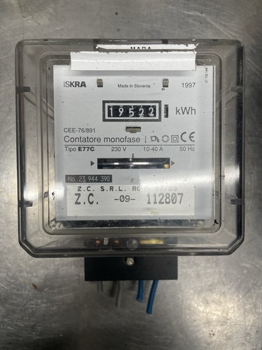 Contatore monofase iskra e77c - monofase,