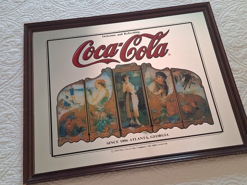 Specchio pubblicitario coca - specchio,