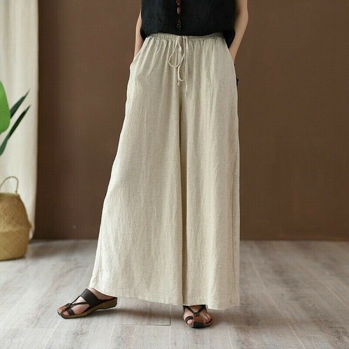 Donna pantaloni larghi misto - donna,