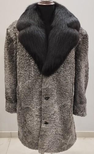 Cappotto lungo uomo grigio