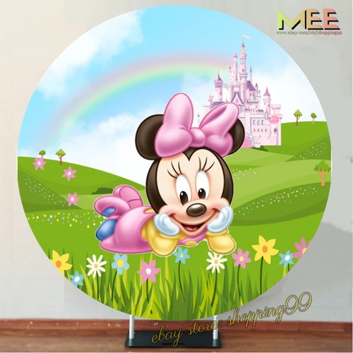 Coprifondo rotondo baby minnie