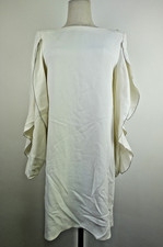 ELISABETTA FRANCHI ABITO VESTITO DONNA TG 42 DRESS WOMAN MADE ITALY  VOLANT