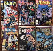 BATMAN 466-468, 470, 497, 500. DC Modern Comics. Joker. Pettirosso. Bane. Spedizione Gratuita