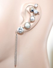 Mono orecchino donna argento