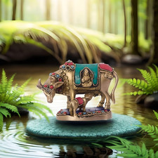 Elegante Mucca Kamdhenu Oro