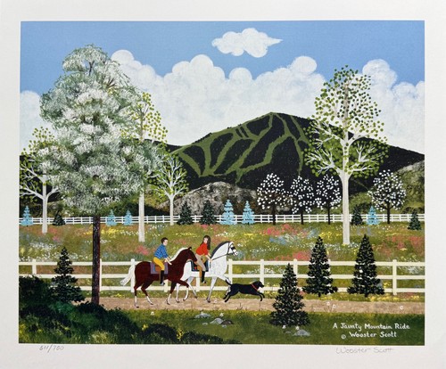 Litografia jane wooster - wooster, scott