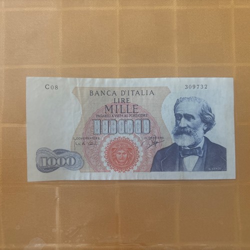 Banconota 1000 lire - lire, 1