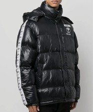 MOSCHINO piumino uomo nero con