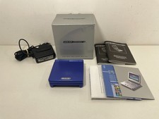 Console Nintendo Game Boy Advance Sp Bleu - Originale Avec Boîte Et Notices