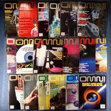 Vintage Omni Magazine Lot