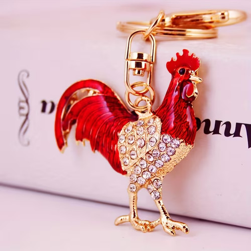 Portachiavi gallo con - (gallo),