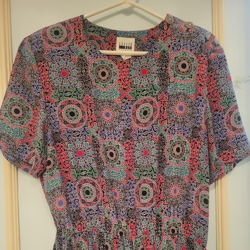 Abito vintage donna geometrico - abito,