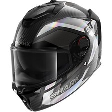 Shark Spartan GT Pro Casco Integrale (Nero/Carbonio/Argento) Taglia: M (57)