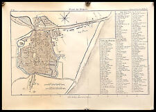 1972 * Manifesto, Poster Originale "Plan de Plan de Rimini - Cartina Geografica