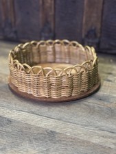 Vintage Wicker Basket Handmade