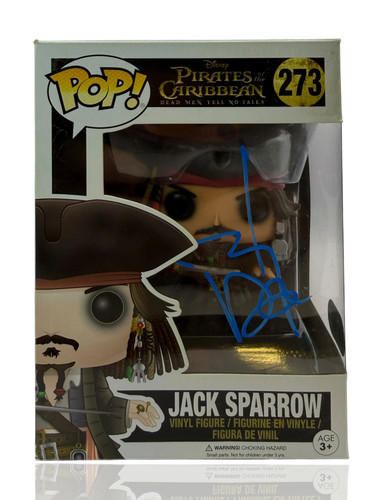 Johnny depp signed jack - depp,