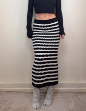 Maxi gonna a matita nera