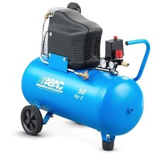 Abac Montecarlo L20 Compressore Professionale con 2 ruote 50 Litri 2 hp