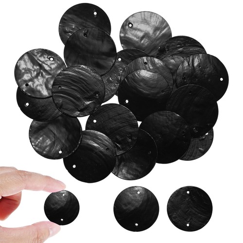 100 pezzi conchiglie rotonde - pezzi,